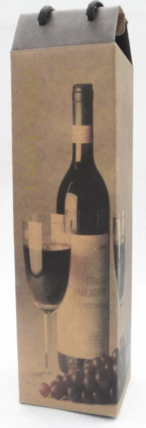 Eco-Friendly 157g Coated Wine Paper Package Shopping Paper Bag