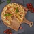 Import Eco friendly custom kitchen bamboo acacia wood pizza peel pizza cutting board paddle from China