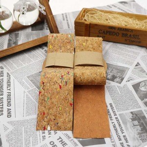 Eco-friendly Natural Cork Fabric Gift Ribbon Roll