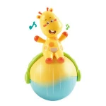 Educational Toys Baby Electric Running Giraffe Push Ball With Music Light For Kids