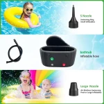 Electric Air Pump, Portable Quick-Fill Air Pump with 4Nozzles, 4.5kPa,110V  Perfect Inflator/Deflator Pumps for Outdoor Camping