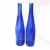 Import Empty clear 750ml 75cl blue red wine glass bottle beverage juice Bordeaux  purified water  bottle with cork stopper from China