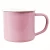 Import enamelware manufacturing printed metal mug with colored and decal from China