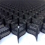 engineering materials gravel grid plastic smoothly black geocell price