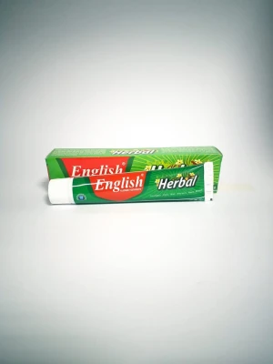 English Herbal Toothpaste Neem Extract Natural Ingredients Protect Oral Hygiene 30g