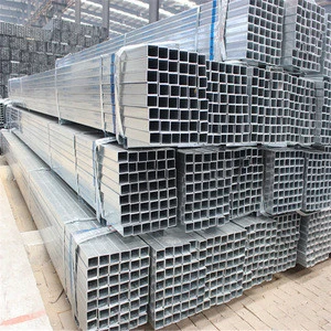 ERW mild structural welded black or HDG hot dipped galvanized square steel pipe with price
