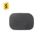 ES W-KDLK-110 Car Exterior Accessories Fuel Door Cover Trim XT4 Real Carbon Fiber Fuel Tank Cup For Cadillac Accessories