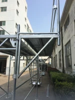 European Layher Facade Scaffolding System For Construction Use