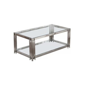European Nordic design living Room Furniture stainless steel coffee tea table end table for glass top marble