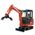 Import EVERUN Construction Machinery ERE18 1800kg Cheap Mini Crawler Excavator from China