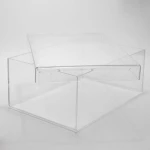 Excellent Quality Clear Acrylic Shoes Display Cases Custom Transparent Shoes Box