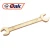 Import Explosion-proof hardware tools Flat Spanner Wrench Double Open End Spanner from China