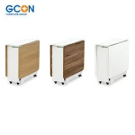 Extendable dining table set 6 chairs wooden home furniture