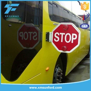 Exterior accessories electric led school bus stop sign