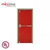 Exterior Metal Steel Emergency Fireproof Glass Door With UL Listed