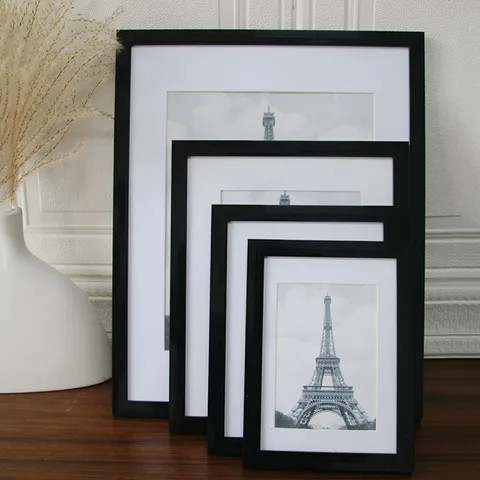 Factory Cheap Price  A3,A4,8x10,11x14,12x16 Digital Printing Wood  Picture Frame Die Cutting Printing Photo Frame