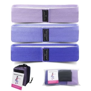 Factory comfortable fitness elastic resistance band hip circle band for yoga exercise