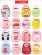 Import Factory customised cartoon square embroidered waterproof washable baby bib plain burp saliva towel for infant feeding food from China
