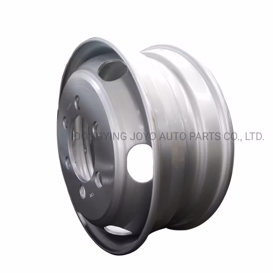 Factory Direct Light Truck Wheels 19.5inch Tubeless Steel Rims