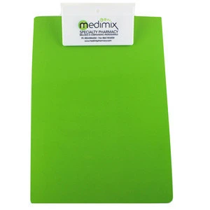 Factory direct sale custom plastic file folder with clips