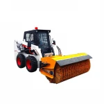 Factory Direct Supply 0.39 Cbm Bucket Capacity Mini Wheel Skid Steer Loader For Sale