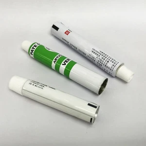 Factory directly empty collapsible aluminum cosmetic packaging tube