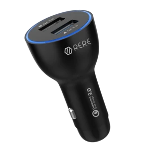 Factory Hot Selling Dual-USB Quick Charge Car Charger 36W QC3.0