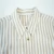 Import Factory made summer striped short sleeve long women shirt dress from China
