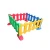 Import Factory price direct wholesale Colorful kindergarten pre-school play school plastic toy fence kids plastic baby play area fence from China