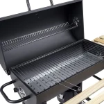 Factory Price Garden Heavy Duty Trolley Folding Wood Table Charcoal Barbecue Grill Large Portable Bbq Grills Outdoor Bbq Grill