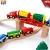 Import Factory Supply 100piece Wooden train Toy,High Quality Wood Train Set,Popular Wooden Train Track For Kids TH0007 from China