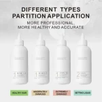 Factory Supply Plant Extracts Perm Lotion Bulk  Machine Digital Hair Perm Coconut Oil Green Tea Hair Perm