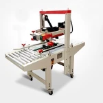 Factory supply up and down adhesive tape carton edge sealing machine