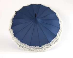 Factory wholesale creative lace straight pagoda umbrella princess umbrella custom