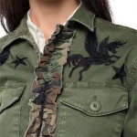 Factory wholesale price cheap quality fasionable popular style womens coat