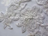 Factory wholesale sparkling crystal wedding sash applique make beaded lace rhinestone crystal Applique to bridal sashes belts