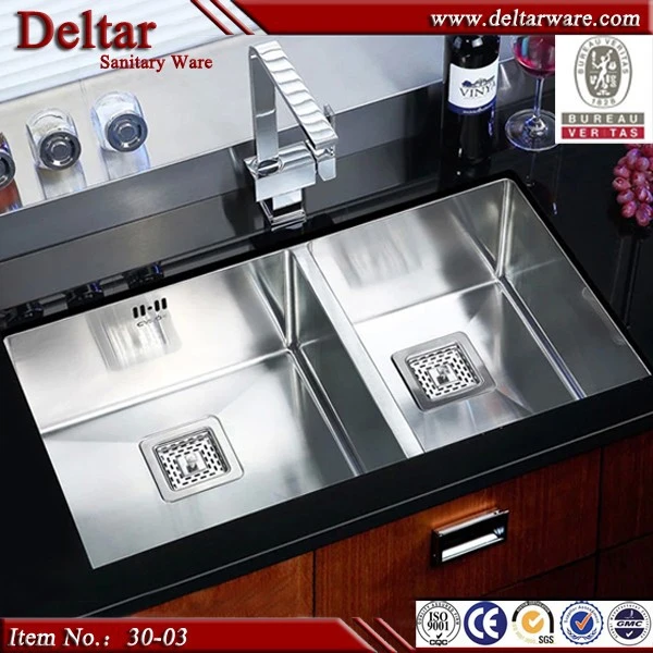 Family Kitchen Bar Double Bowl Kitchen Sink_Stainless Steel Kitchen Sink Hot Selling North American Market