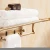 Import Fapully Bathroom Accessories Antique Brass Hotel Bathroom Towel Bar Brackets from China