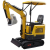 Import Farm/garden/orchard mini excavator 1 ton digging machine for sale from China