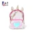 Import Fashion Customized Cute Style Heart Decorate Pink Children Backpack School Bag Pack For Kid from China