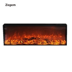 fashion decorative flame  cheap hot sale Customs any size built in electric fireplaces with remote