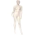 Import Fashion female standing full body model fiberglass mannequins from China