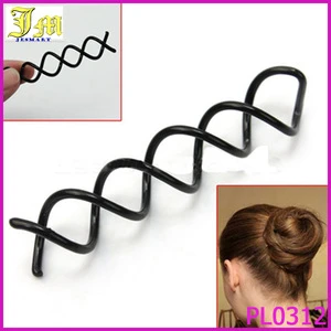 Fashion Lady Girl Set Of 10 Spiral Spin Screw Pin Beauty Magic Barrette Hair Clips Stick