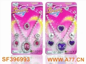 fashion toy cheap plastic jewelry toy for girl