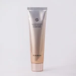 Fashion100ml Metallic Round Screw Cap Tube Cream Cosmetic Aluminum Packaging Tube