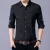Fashionable formal style man&#x27;s long sleeve plain color wedding uniform shirt