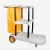 Import Fast delivery  Practical Design  Hotel Housekeeping Cleaning Cart Trolley from China