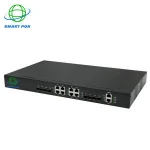 Fiber Optic Equipment 4port Epon Olt Gpon Mini gepon olt Compatible Huawei ZTE Bdcom
