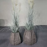 Fiberglass Flowerpots Modern Cheap Chinese Plant Flower Pots Decorate Indoor Garden Planters