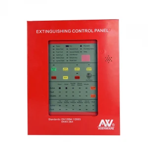 Fire protection system automatic fire extinguisher control panel